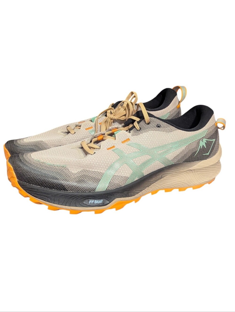 Like New Asics Men's Gel Trabuco 12 Trail Running AsicsGrip Sneakers Size 14